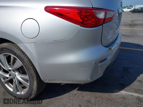 2013 Infiniti JX35 with VIN 5N1AL0MN5DC344635, listed as a IAAI auction lot 42150132 with 193,293 mi miles. Bid and sale history available at carsss.com. Image 14.