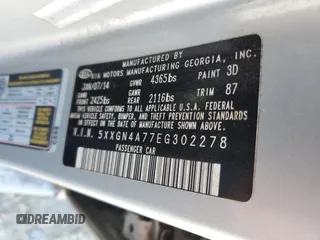 2014 Kia Optima EX with VIN 5XXGN4A77EG302278, listed as a Copart auction lot 46135025 with 218,869 mi miles and Salvage Title. Bid and sale history available at carsss.com. Image 13.
