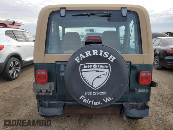 1994 Jeep Wrangler with VIN 1J4FY29S9RP462641, listed as a Copart auction lot 82640444 with 60,088 mi miles and Clean Title. Bid and sale history available at carsss.com. Image 6.
