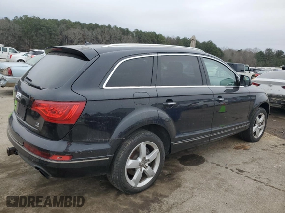 2012 Audi Q7 Premium Plus with VIN WA1LMAFEXCD009290, listed as a Copart auction lot 44557585 with 156,817 mi miles and Clean title. Bid and sale history available at DreamBid. Image 3.
