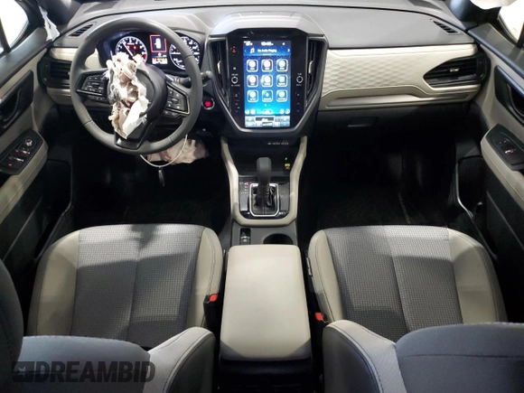 2025 Subaru Forester Premium with VIN JF2SLDDC8SH431025, listed as a Copart auction lot 54746375 with 15,502 mi miles and Salvage title. Bid and sale history available at DreamBid. Image 8.
