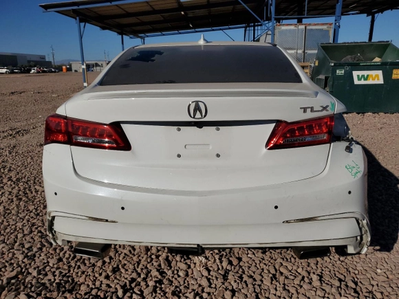 2018 Acura TLX w/Advance Pkg with VIN 19UUB2F7XJA003691, listed as a Copart auction lot 41825895 with 82,066 mi miles and Salvage Title. Bid and sale history available at carsss.com. Image 6.