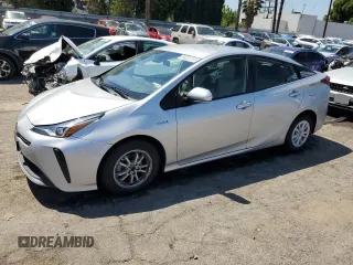 2022 Toyota Prius L Eco with VIN JTDKAMFU1N3179243, listed as a Copart auction lot 52598805 with 0 mi miles and Non Repairable. Bid and sale history available at carsss.com. Image 1.