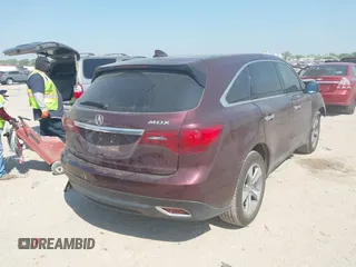 2015 Acura MDX with VIN 5FRYD3H24FB014250, listed as a IAAI auction lot 42054955 with 83,466 mi miles and . Bid and sale history available at DreamBid. Image 4.