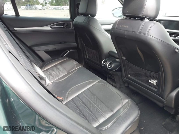 2020 Alfa Romeo Stelvio Ti with VIN ZASPAKBNXL7C75314, listed as a IAAI auction lot 41742922 with 34,620 mi miles. Bid and sale history available at carsss.com. Image 8.