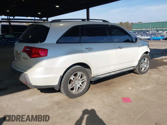 2008 Acura MDX Tech/Pwr Tail Gate with VIN 2HNYD28608H548223, listed as a IAAI auction lot 41618955 with 128,196 mi miles. Bid and sale history available at carsss.com. Image 4.
