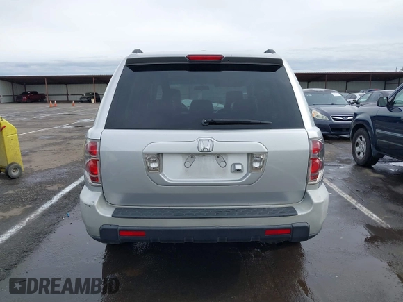 2008 Honda Pilot EX-L with VIN 5FNYF287X8B017612, listed as a IAAI auction lot 41491138 with 315,287 mi miles and . Bid and sale history available at DreamBid. Image 16.