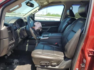 2015 Nissan Titan Pro-4X with VIN 1N6BA0EC5FN506358, listed as a Copart auction lot 56671205 with 153,712 mi miles and Salvage title. Bid and sale history available at DreamBid. Image 7.