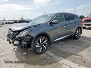 2023 Nissan Murano SL z VIN 5N1AZ2CSXPC126096, wystawiony jako Copart lot #57210995 z przebiegiem 12 644 mil mil oraz Szkoda całkowita • Salvage title. Historia ofert i sprzedaży dostępna na DreamBid. Obrazek 1.