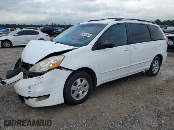 2006 Toyota Sienna CE with VIN 5TDZA23C26S543202, listed as a Copart auction lot 54340585 with 172,681 mi miles and Salvage Title. Bid and sale history available at carsss.com. Image 1.