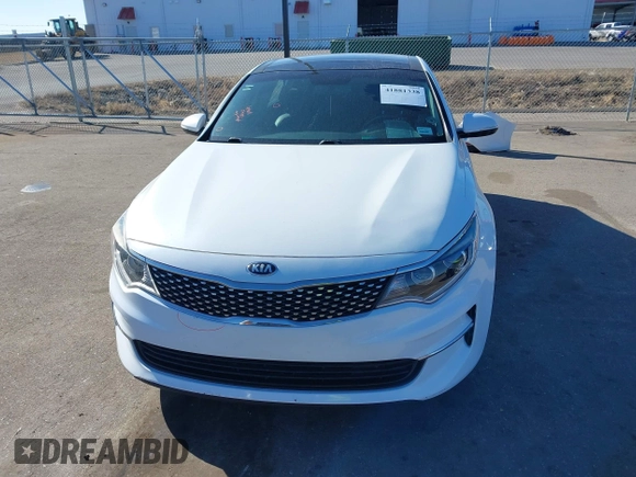 2016 Kia Optima EX with VIN 5XXGU4L32GG032974, listed as a IAAI auction lot 41881338 with 118,590 mi miles. Bid and sale history available at carsss.com. Image 13.