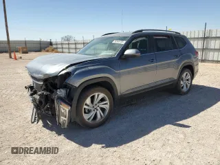 2022 Volkswagen Atlas SE z VIN 1V2JR2CA5NC518233, wystawiony jako Copart lot #50348755 z przebiegiem 26 853 mil mil oraz Szkoda całkowita • Salvage title. Historia ofert i sprzedaży dostępna na DreamBid. Obrazek 1.