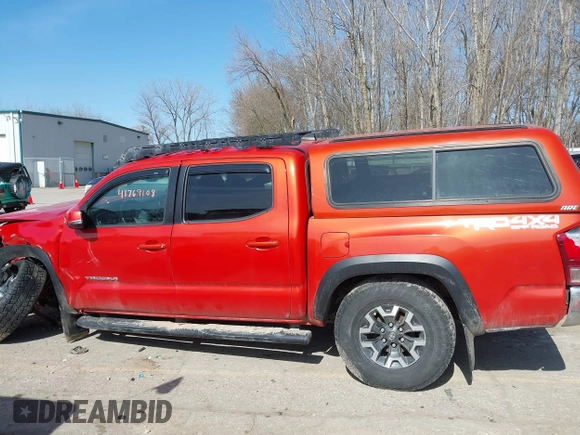 2016 Toyota Tacoma SR with VIN 3TMCZ5AN0GM001120, listed as a IAAI auction lot 41769108 with 190,635 mi miles and . Bid and sale history available at DreamBid. Image 14.