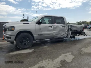 2023 Ram 1500 Big Horn with VIN 1C6SRFFT4PN644639, listed as a Copart auction lot 52180365 with 16,687 mi miles and Salvage title. Bid and sale history available at DreamBid. Image 1.