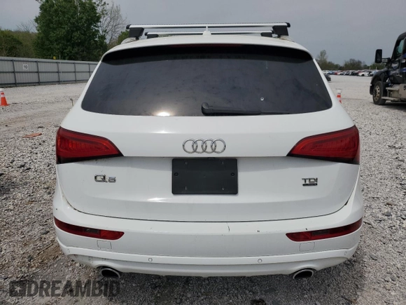 2014 Audi Q5 Premium Plus with VIN WA1CMAFP9EA054002, listed as a Copart auction lot 52947065 with Not provided miles and Clean title. Bid and sale history available at DreamBid. Image 6.