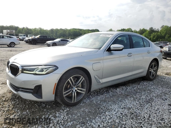 2021 BMW 5 Series 530e with VIN WBA13AG03MCG57984, listed as a Copart auction lot 53390224 with 68,634 mi miles and . Bid and sale history available at carsss.com. Image 1.