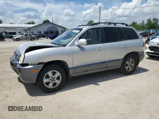 2006 Hyundai Santa Fe GLS with VIN KM8SC73D56U102625, listed as a Copart auction lot 61985215 with 74,693 mi miles and Salvage title. Bid and sale history available at DreamBid. Image 1.