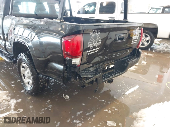 2023 Toyota Tacoma SR with VIN 3TYRX5GN2PT069110, listed as a IAAI auction lot 41235858 with 60,019 mi miles and . Bid and sale history available at DreamBid. Image 6.