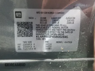 2025 Buick Encore GX Preferred with VIN KL4AMBSP4SB002849, listed as a Copart auction lot 57385015 with 2,966 mi miles and Salvage title. Bid and sale history available at DreamBid. Image 13.
