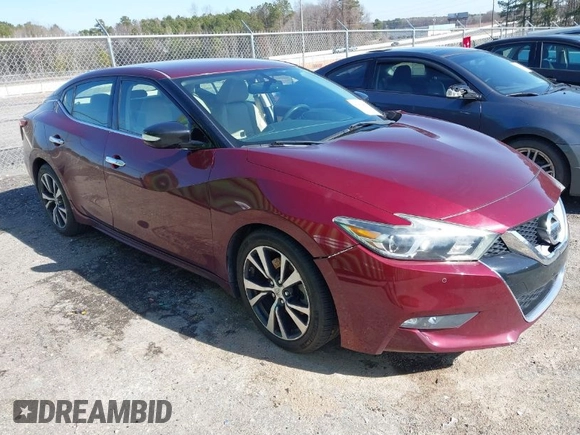 2017 Nissan Maxima SL with VIN 1N4AA6AP8HC433839, listed as a IAAI auction lot 41482453 with 109,869 mi miles and . Bid and sale history available at DreamBid. Image 1.