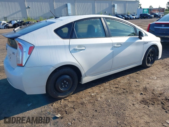 2012 Toyota Prius One with VIN JTDKN3DU3C5458342, listed as a IAAI auction lot 40115085 with 229,373 mi miles and . Bid and sale history available at carsss.com. Image 4.