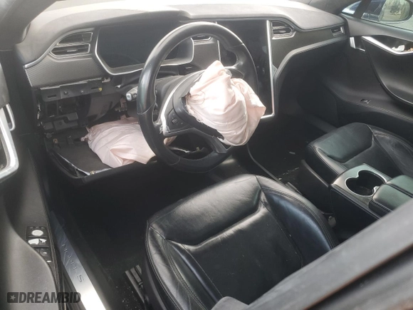 2016 Tesla Model S 90D with VIN 5YJSA1E24GF130655, listed as a Copart auction lot 49840065 with 0 mi miles and Salvage Title. Bid and sale history available at carsss.com. Image 8.