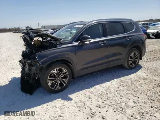2020 Hyundai Santa Fe Limited with VIN 5NMS53AA8LH275641, listed as a Copart auction lot 48439385 with 150,221 mi miles and Salvage Title. Bid and sale history available at carsss.com. Image 1.