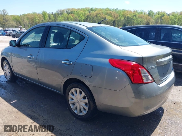 2012 Nissan Versa SL with VIN 3N1CN7AP9CL898644, listed as a IAAI auction lot 41971265 with 1 mi miles. Bid and sale history available at carsss.com. Image 3.