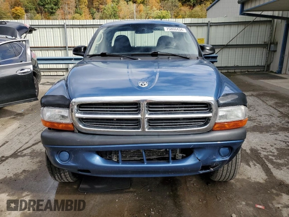 2004 Dodge Dakota Sport with VIN 1D7HG32N04S552610, listed as a Copart auction lot 75866434 with 157,090 mi miles and Salvage Title. Bid and sale history available at carsss.com. Image 5.