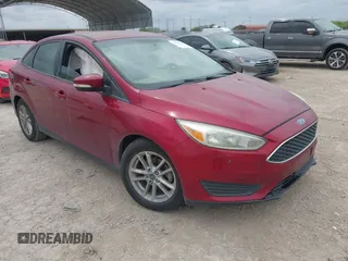 2016 Ford Focus SE with VIN 1FADP3F29GL314851, listed as a IAAI auction lot 41881982 with 130,888 mi miles. Bid and sale history available at carsss.com. Image 1.