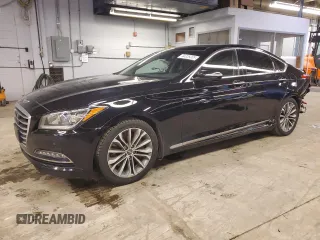 2016 Hyundai Genesis 3.8L with VIN KMHGN4JE7GU112388, listed as a Copart auction lot 44325305 with 90,329 mi miles and Salvage Title. Bid and sale history available at carsss.com. Image 1.