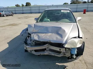 2000 Honda Civic EX with VIN 2HGEJ8644YH574444, listed as a Copart auction lot 52209095 with 113,659 mi miles and Salvage Title. Bid and sale history available at carsss.com. Image 10.