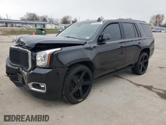 2020 GMC Yukon Denali with VIN 1GKS2CKJ7LR176011, listed as a Copart auction lot 82443504 with 60,252 mi miles and Salvage Title. Bid and sale history available at carsss.com. Image 1.