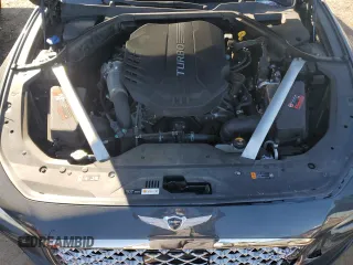2019 Genesis G70 Dynamic with VIN KMTG34LE6KU015376, listed as a Copart auction lot 83714414 with 44,191 mi miles and Salvage Title. Bid and sale history available at DreamBid. Image 12.