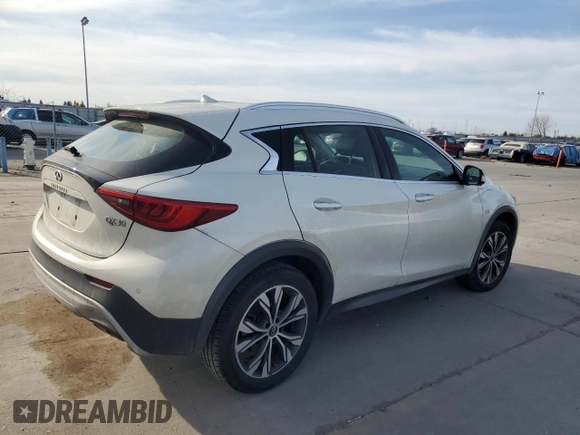 2019 Infiniti QX30 Luxe z VIN SJKCH5CR5KA004777, wystawiony jako Copart lot #48588875 z przebiegiem 141 230 mil mil oraz Szkoda całkowita • Salvage title. Historia ofert i sprzedaży dostępna na DreamBid. Obrazek 3.