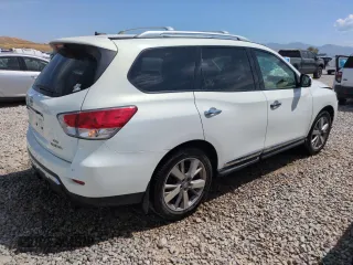 2013 Nissan Pathfinder SL with VIN 5N1AR2MMXDC622141, listed as a Copart auction lot 58653305 with 91,331 mi miles and Salvage title. Bid and sale history available at DreamBid. Image 3.