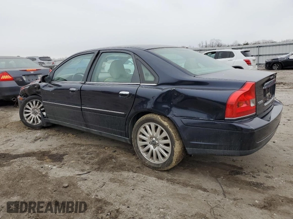 2006 Volvo S80 with VIN YV1TS592561441631, listed as a Copart auction lot 44127585 with 215,682 mi miles and Salvage title. Bid and sale history available at DreamBid. Image 2.