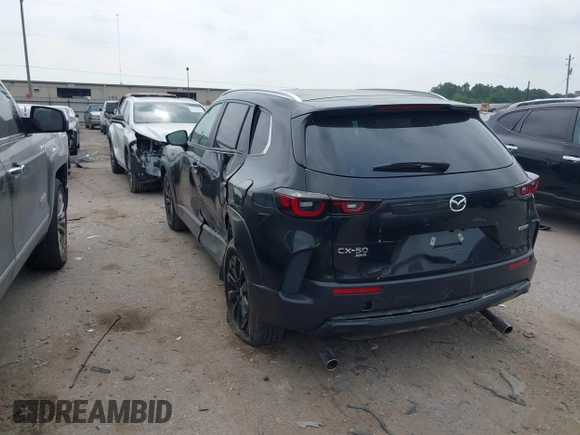 2024 Mazda CX-50 S Preferred with VIN 7MMVABBM1RN181625, listed as a IAAI auction lot 42294309 with 36,548 mi miles and . Bid and sale history available at DreamBid. Image 3.