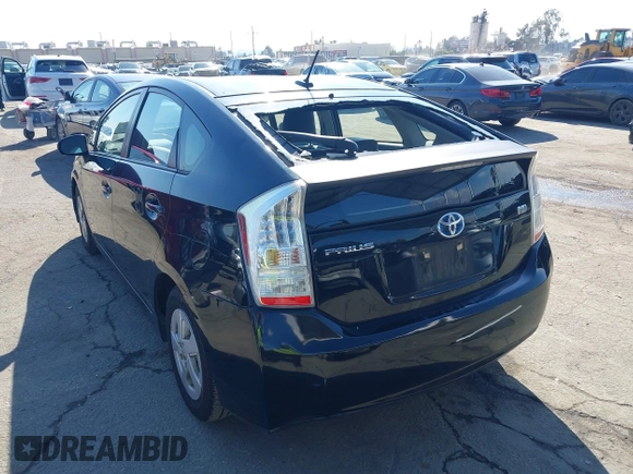 2010 Toyota Prius II with VIN JTDKN3DU4A0059305, listed as a IAAI auction lot 41563162 with 157,898 mi miles. Bid and sale history available at carsss.com. Image 3.