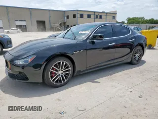 2014 Maserati Ghibli S Q4 with VIN ZAM57RTA8E1097777, listed as a Copart auction lot 59604665 with 86,135 mi miles and Salvage title. Bid and sale history available at DreamBid. Image 1.