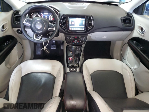 2017 Jeep Compass Limited z VIN 3C4NJDCB7HT641989, wystawiony jako Copart lot #60239735 z przebiegiem 61 915 mil mil oraz Czysty tytuł • Clean title. Historia ofert i sprzedaży dostępna na DreamBid. Obrazek 8.
