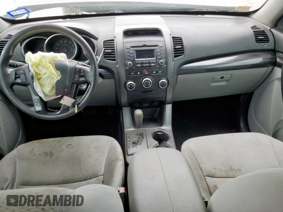 2013 Kia Sorento LX with VIN 5XYKT3A19DG396227, listed as a Copart auction lot 63595135 with 157,268 mi miles and Salvage title. Bid and sale history available at DreamBid. Image 8.