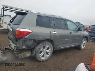 2010 Toyota Highlander Limited with VIN 5TDDK3EH1AS036418, listed as a Copart auction lot 54571015 with 134,409 mi miles and Salvage title. Bid and sale history available at DreamBid. Image 3.