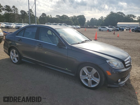2010 Mercedes-Benz C 300 Sport with VIN WDDGF5EB1AR102933, listed as a Copart auction lot 61133215 with 136,319 mi miles and Salvage title. Bid and sale history available at DreamBid. Image 4.