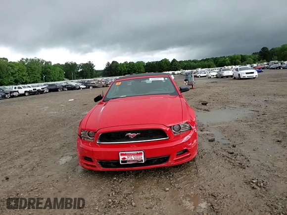 2013 Ford Mustang V6 with VIN 1ZVBP8EM3D5203940, listed as a Copart auction lot 55064825 with 129,334 mi miles and Salvage title. Bid and sale history available at DreamBid. Image 13.