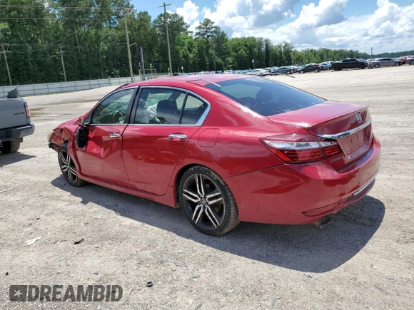 2016 Honda Accord Sport with VIN 1HGCR2F51GA145684, listed as a Copart auction lot 62077595 with 94,637 mi miles and Salvage title. Bid and sale history available at DreamBid. Image 2.