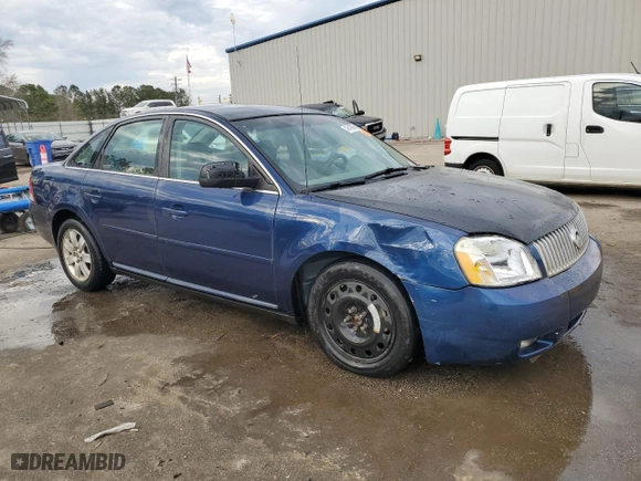 2007 Mercury Montego with VIN 1MEHM40137G612362, listed as a Copart auction lot 43418665 with 0 mi miles and Clean Title. Bid and sale history available at carsss.com. Image 4.