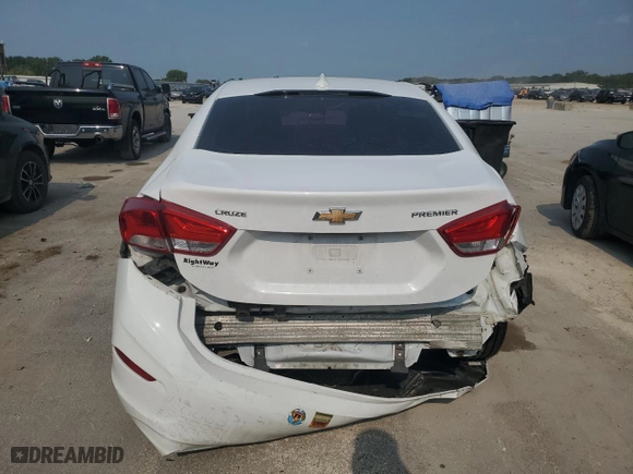 2019 Chevrolet Cruze Premier with VIN 1G1BF5SM4K7101257, listed as a Copart auction lot 64377994 with 120,813 mi miles and Salvage Title. Bid and sale history available at carsss.com. Image 6.