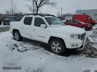 2011 Honda Ridgeline RTL with VIN 5FPYK1F59BB501650, listed as a Copart auction lot 47663465 with 252 mi miles and Salvage Title. Bid and sale history available at carsss.com. Image 4.