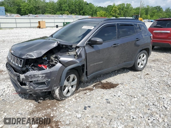 2020 Jeep Compass Latitude with VIN 3C4NJCBB6LT235383, listed as a Copart auction lot 61359355 with Not provided miles and Salvage title. Bid and sale history available at DreamBid. Image 1.
